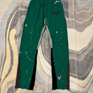 Gallery Dept Painted Flare Sweatpants Green Size Large